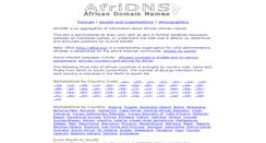 Desktop Screenshot of afridns.org